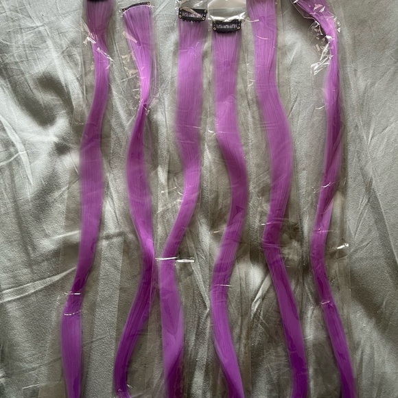 Purple Hair Extensions - Picture 3 of 3